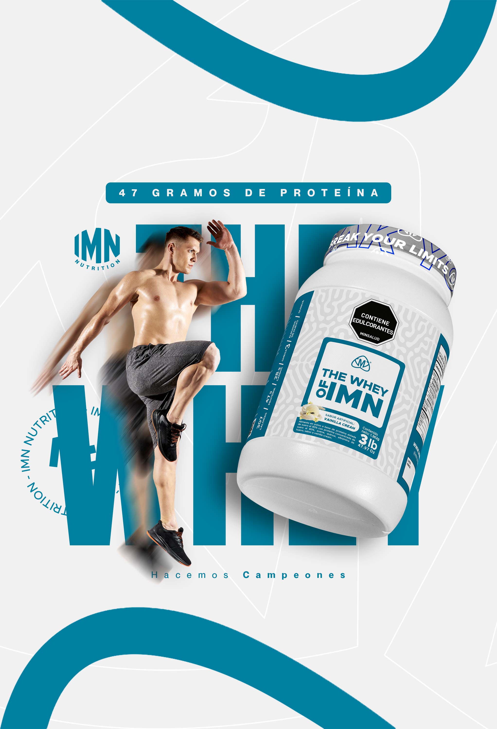 Gainer IMN — ganador de masa con proteína y carbohidratos