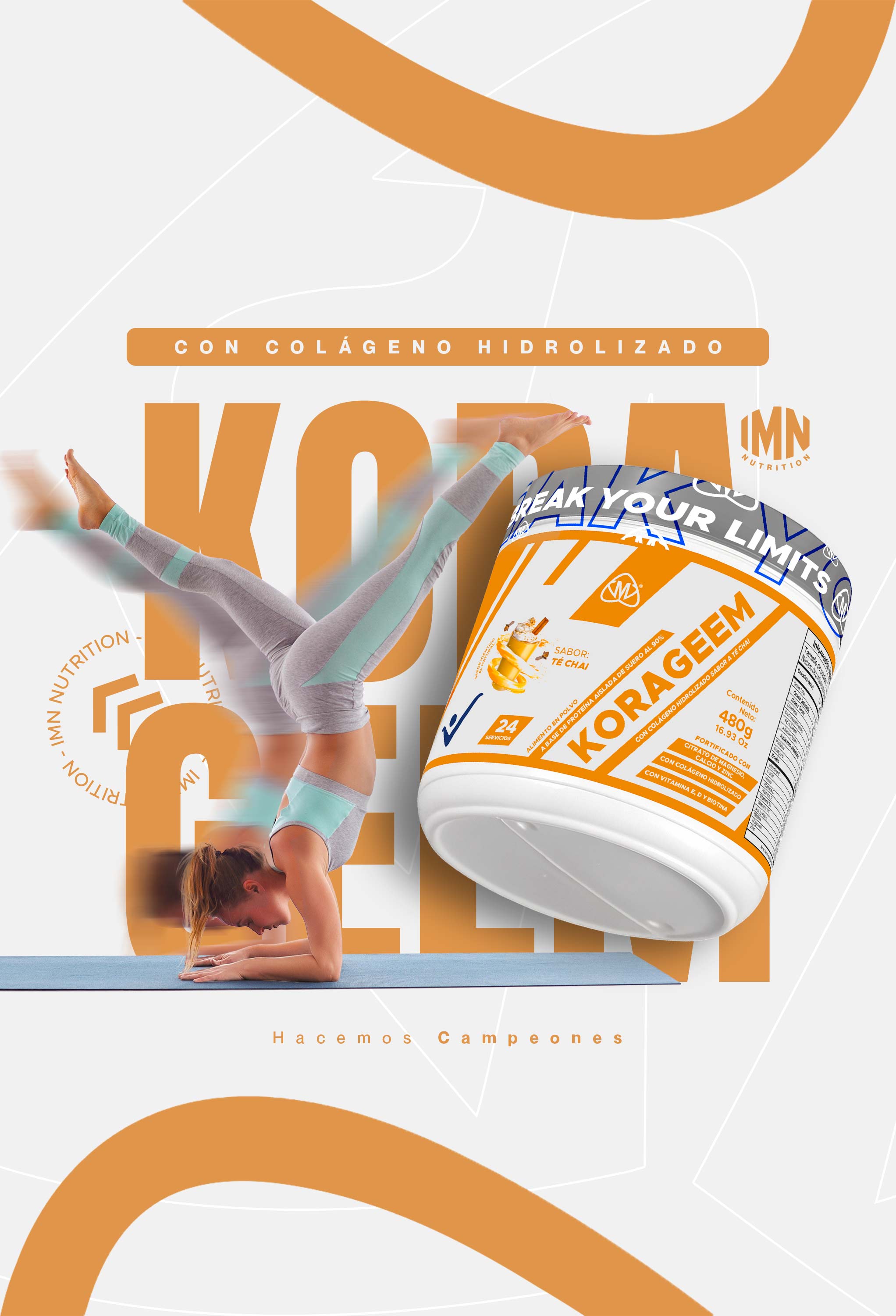 Korageem IMN — colágeno hidrolizado con vitamina C