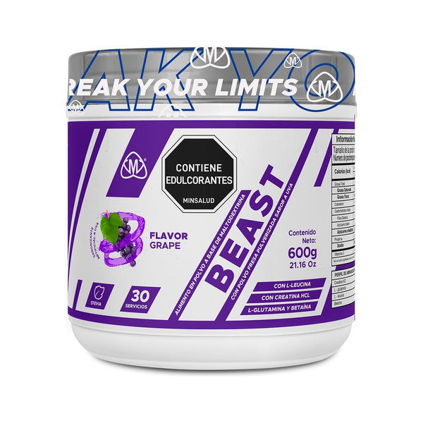 BEAST HCL 600g | 30 Servicios | INVIMA | IMN Nutrition