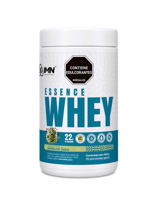 Essence Whey Chocolate Dubái 1lb (453g) | 15 Porciones | INVIMA | IMN Nutrition
