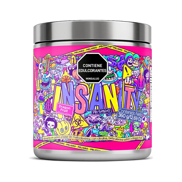 INSANITY 360g | Dragon Fruit | 18 Porciones | INVIMA | IMN Nutrition