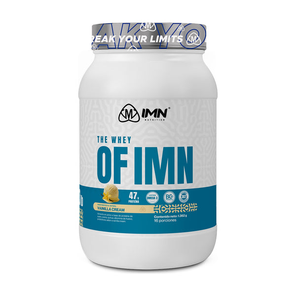 The Whey of IMN 3lbs (1,362g) | 16 Porciones | INVIMA | IMN Nutrition